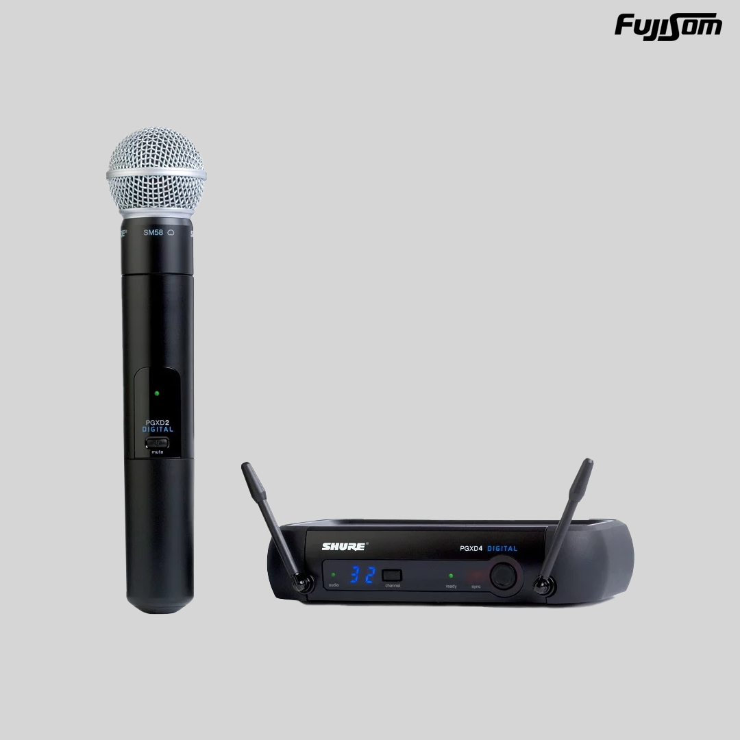 Microfone Shure Sem Fio Pgxd Sm Digital Fujisom