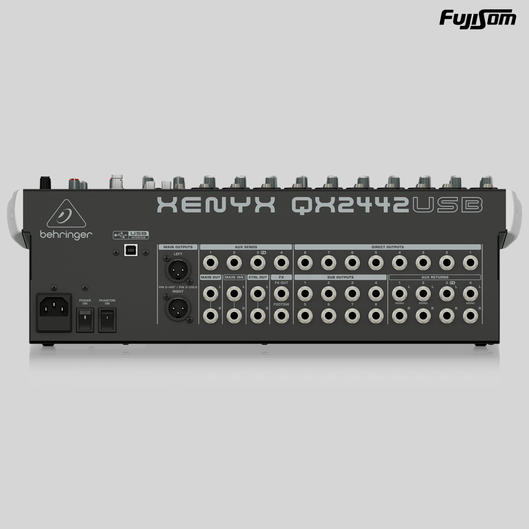 MESA BEHRINGER XENYX QX-2442 24 CANAIS| FUJISOM