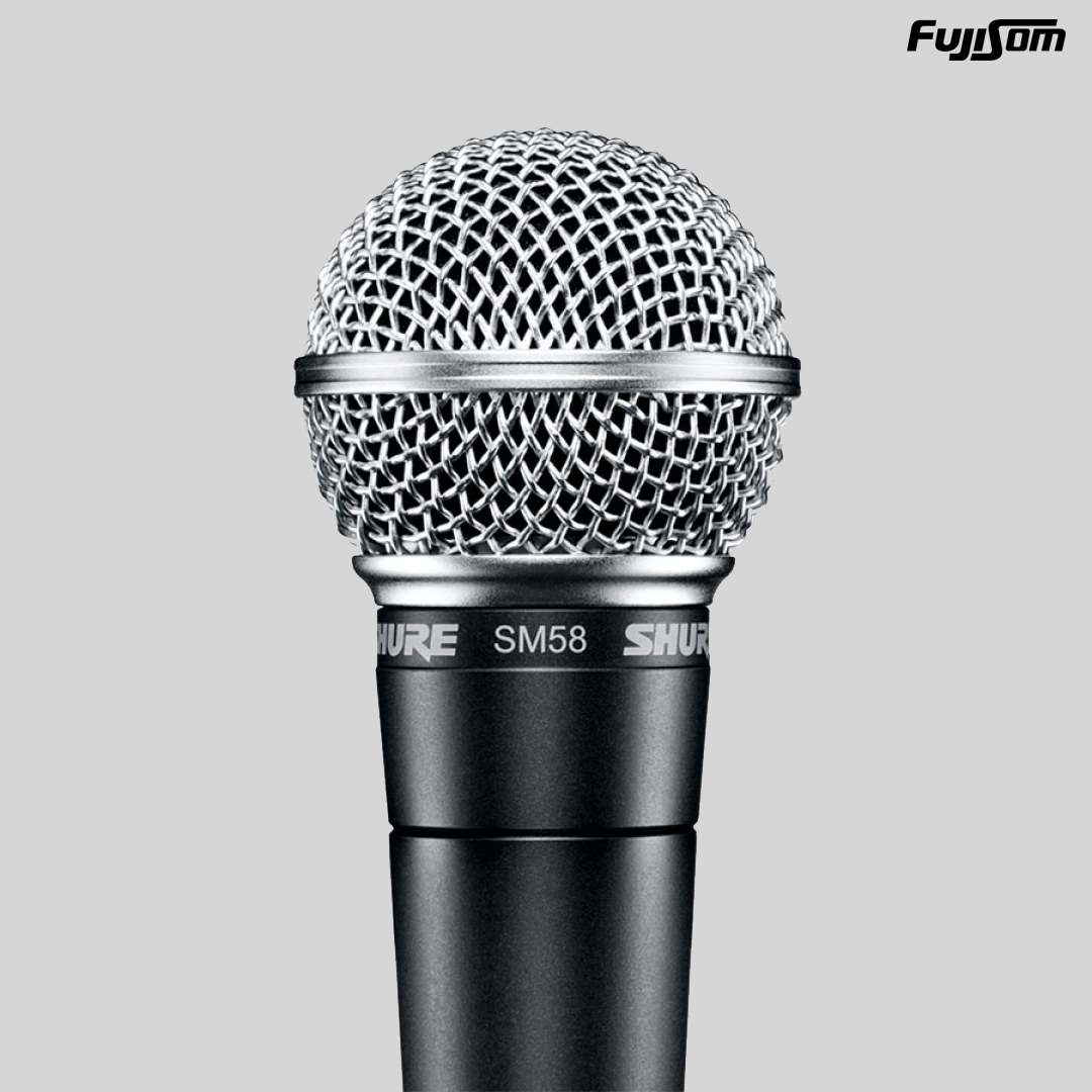 MICROFONE SHURE DINÂMICO SM-58 LC| FUJISOM