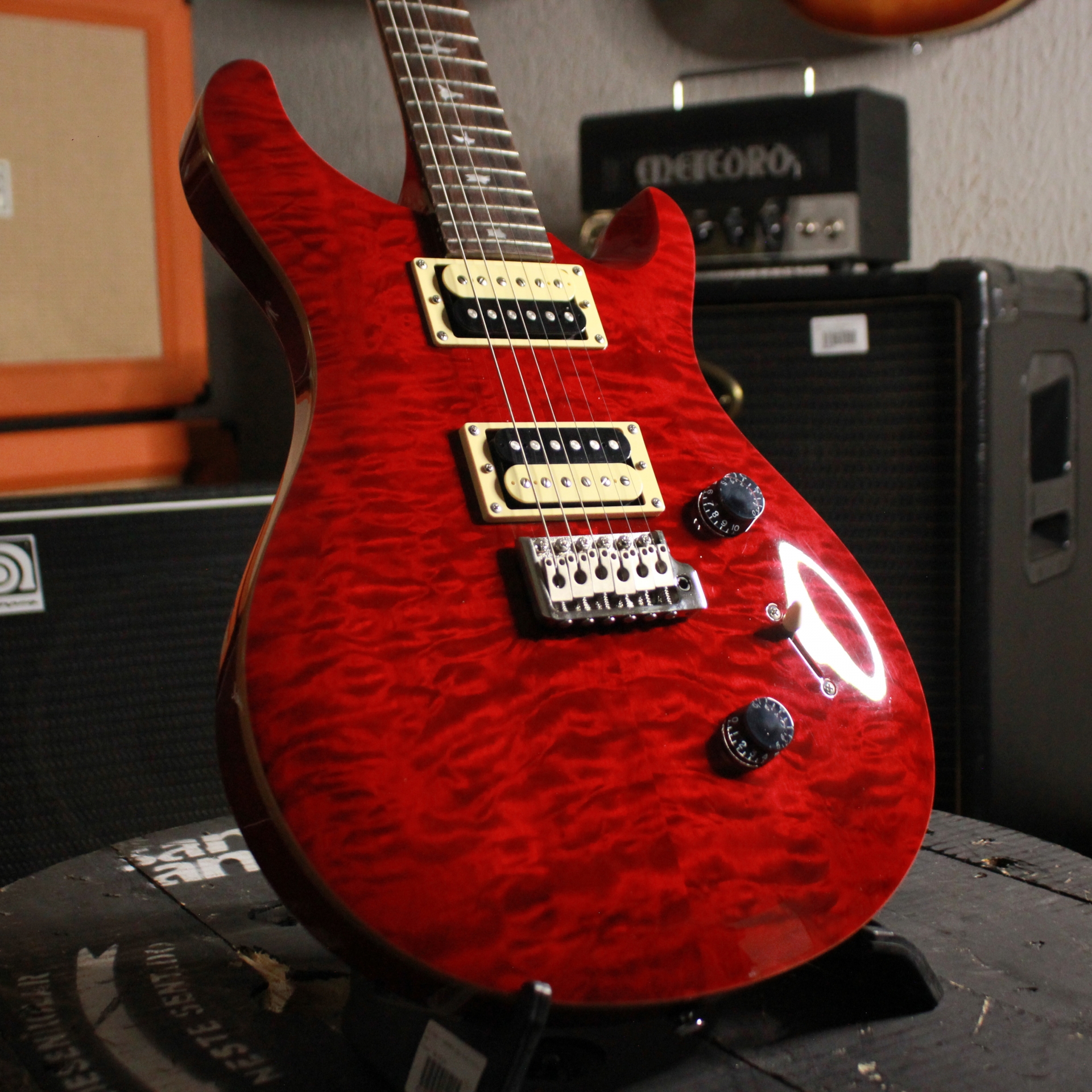 【PRS】SECUSTOM 24 QM LTD CUSTOM QM LTD Guitarra Prs Se Custom 24 Quilt Ltd Cu44q Amethyst | MercadoLivre