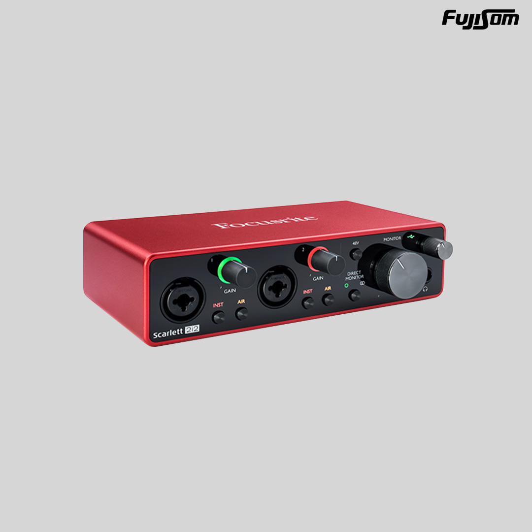 INTERFACE DE AUDIO FOCUSRITE 3RD GEN SCARLETT 2i2| FUJISOM