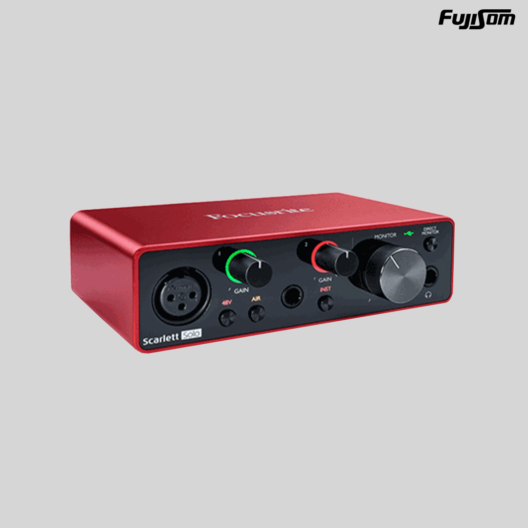 INTERFACE DE AUDIO FOCUSRITE 3RD GEN SCARLETT SOLO| FUJISOM