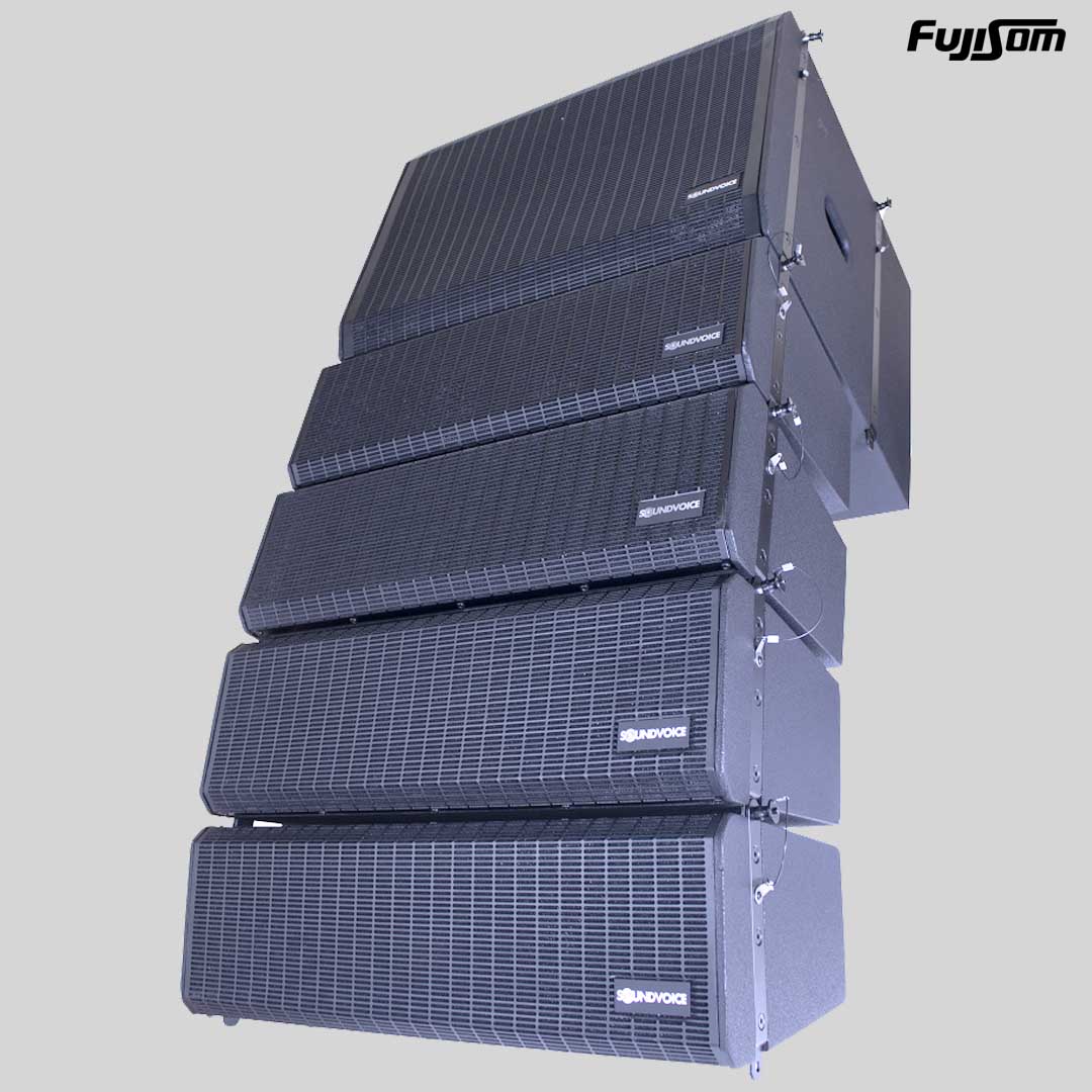 CAIXA AMPLIFICADA SOUNDVOICE LA-600 (4 ALT + 1 SUB) | FUJISOM