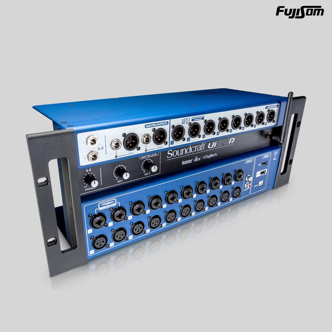 MESA SOUNDCRAFT DIGITAL 24 CANAIS UI-24R WIFI | FUJISOM