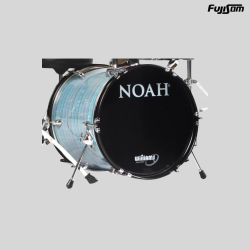 BATERIA NOAH SC-5 16 POPLAR STRIPED COM PRATOS | FUJISOM