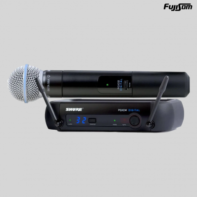 MICROFONE SHURE SEM FIO PGXD-24/SM-58 DIGITAL| FUJISOM