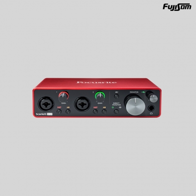 INTERFACE DE AUDIO FOCUSRITE 3RD GEN SCARLETT 2i2| FUJISOM