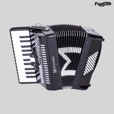ACORDEON MICHAEL 48BX ACM-4803 SPB PRETO | FUJISOM