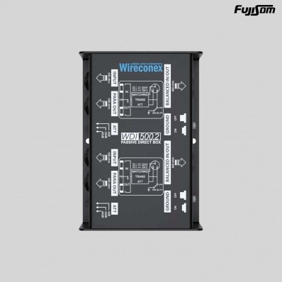 ギター SKRYDSTRUP R&D LINE OUT BOX Caixa direta com duas entradas estéreo de 1/10.2 cm de alta