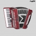 ACORDEON MICHAEL 80BX ACM-8007 PRD VERMELHO