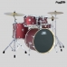 BATERIA D ONE DR22 RSS RED SATIN SPARKLE COM FERRAGEM