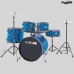 BATERIA PRO FIRE 2 TONS 20" AZUL COM FERRAGENS CROMADA