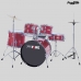 BATERIA PRO FIRE 2 TONS 20" VERMELHA COM FERRAGENS CROMADA