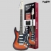 KIT GUITARRA STRATO ROCKWAVE SUNBURST