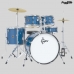 BATERIA GRETSCH RGE 625BS AZUL SPARKLE 22" COM FERRAGEM