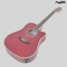 VIOLÃO STRINBERG AÇO FOLK CD40C WR VERMELHO CROMO SERIES