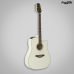 VIOLÃO TAKAMINE AÇO FOLK GD37CE WHITE COM BAG