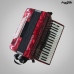 ACORDEON TODESCHINI 80 BAIXOS YW-870 VERMELHO