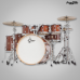 BATERIA GRETSCH CATALINA CM1E826P WALNUT GLAZE + FERRAGENS