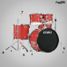 BATERIA TAMA ST-50H5 CDS COM FERRAGEM BANCO VERMELHO 20"