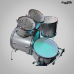 BATERIA TAMA ST-50H5 CSS COM FERRAGEM BANCO PRATA 20"