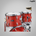 BATERIA TAMA ST-52H5 CDS COM FERRAGEM BANCO VERMELHO 22"