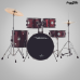 BATERIA VOGGA URBAN VPD-120 WR VINHO C/FERRAGEM+BANCO BUMBO 20"