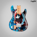 GUITARRA PHX INFANTIL STRATO GSM-K2 CAPITAO AMERICA 