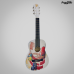 VIOLAO PHX NYLON VIC-2 INFANTIL DISNEY CARS BRANCO 