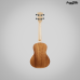 UKULELE MOANI UK05 ACUSTICO CONCERTO 23 NATURAL SATIN
