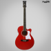 VIOLAO VOGGA AÇO VCS-240 RED ELETRICO MINI JUMBO CUTWAY