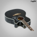 VIOLAO TAKAMINE AÇO GN-75CE PRETO TRANSLUCIDO