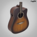 VIOLAO STRINBERG A&Ccedil;O FOLK LONDON LE-50C VSS VINTAGE SUNBURST FOSCO