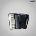 ACORDEON CADENZA CD48/34 BK PRETO C/CASE